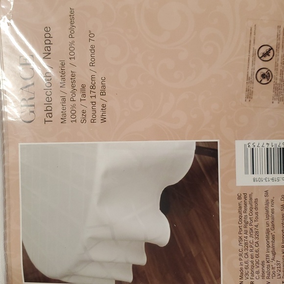 Round Table cloth - Picture 2 of 2